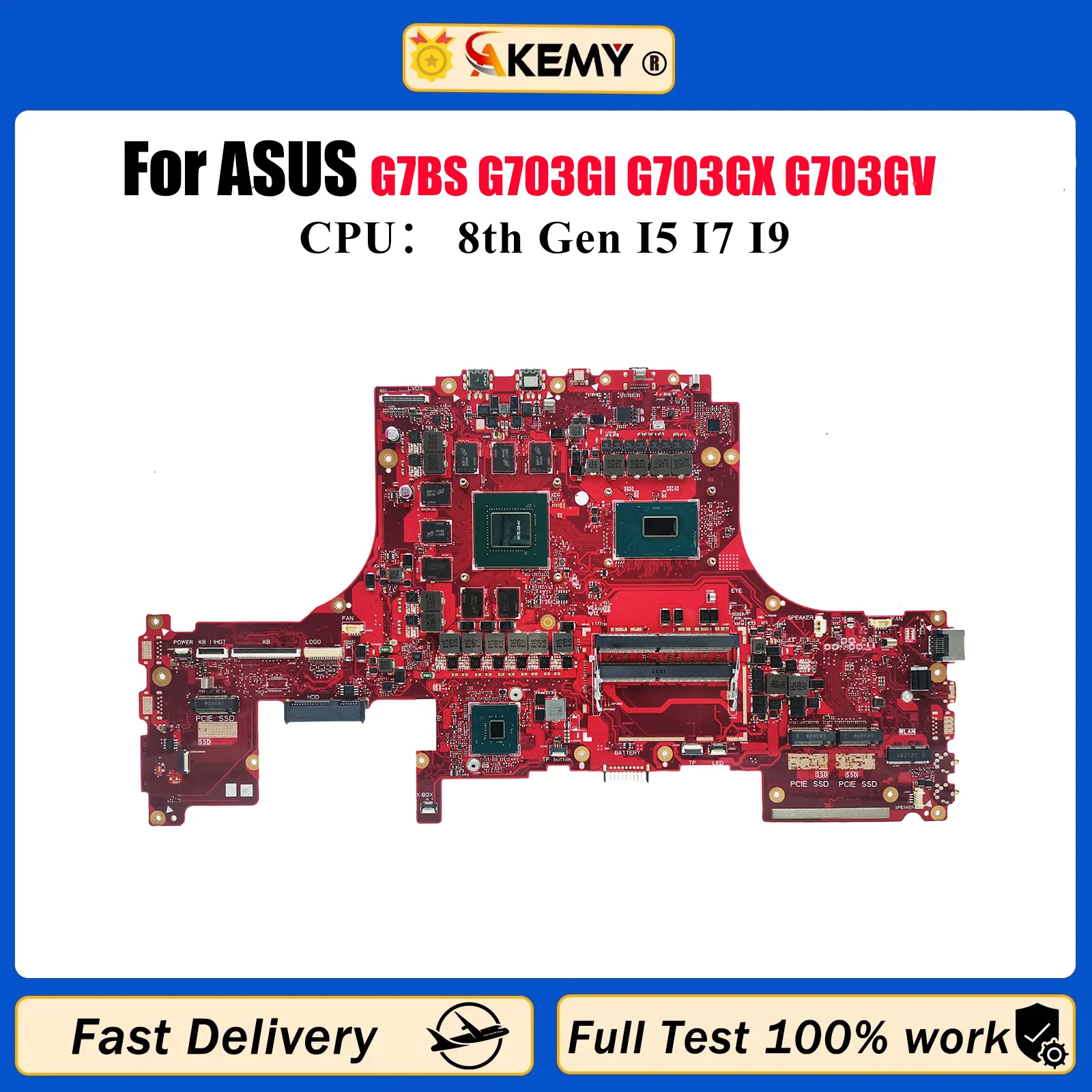 G703Gi Материнская плата для ноутбука ASUS ROG G703G G7BS G703GI G703GX G703GV G703GMR G703GM Материнская плата с процессором I5 I7 I9 100% тест в порядке
G703Gi Материнская плата для ноутбука ASUS ROG G703G G7BS G703GI G703GX G703GV G703GMR G703GM Материнская плата с процессором I5 I7 I9 100% тест в порядке