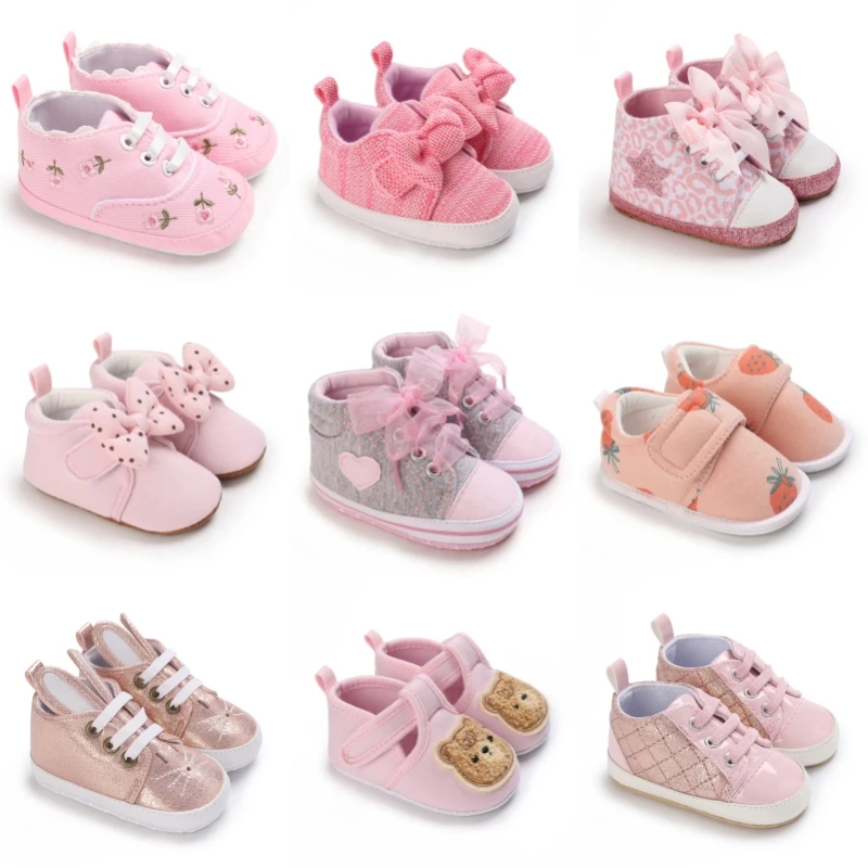 Pink Baby Shoes Fashion Princess Shoes Casual Sports Shoes Warm Toddler Soft Sole Anti Slip First Walker 0-18M
Pink Baby Shoes Fashion Princess Shoes Casual Sports Shoes Warm Toddler Soft Sole Anti Slip First Walker 0-18M