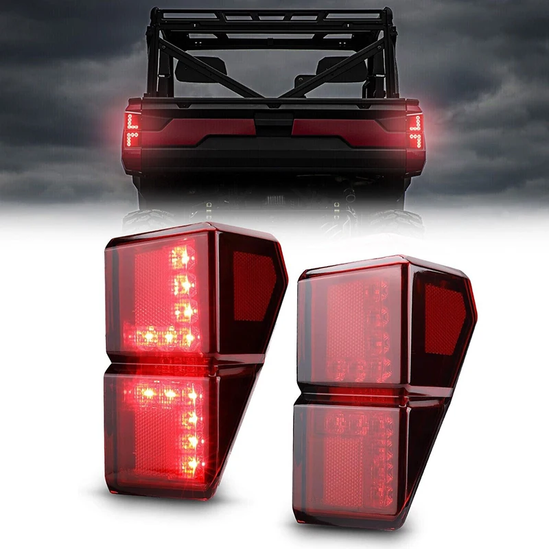 1 комплект красных светодиодных задних фонарей для квадроциклов 2413766 DC 12 В, подходит для Polaris Ranger 1000/Ranger Crew XP 1000, аксессуары для квадроциклов 
1 комплект красных светодиодных задних фонарей для квадроциклов 2413766 DC 12 В, подходит для Polaris Ranger 1000/Ranger Crew XP 1000, аксессуары для квадроциклов