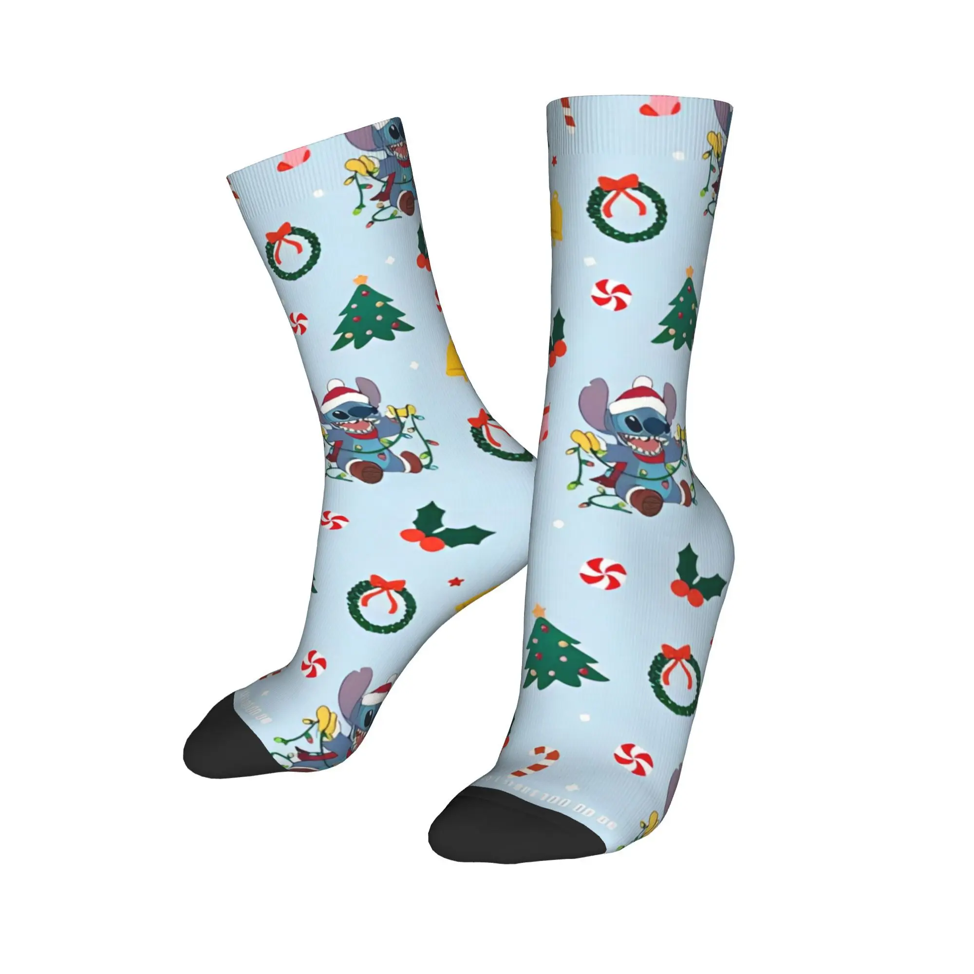 Casual Lilo & Stitch Christmas Santa Hat Football Socks Polyester Crew Socks for Unisex Sweat Absorbing
Casual Lilo & Stitch Christmas Santa Hat Football Socks Polyester Crew Socks for Unisex Sweat Absorbing