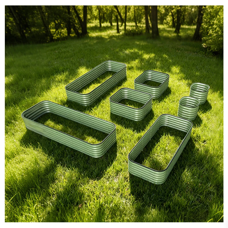 Custom Brand Raised Garden Bed, Powder Coated Galvanized Steel Planter Box, Durable Lightweight Outdoor Growing Container
Custom Brand Raised Garden Bed, Powder Coated Galvanized Steel Planter Box, Durable Lightweight Outdoor Growing Container