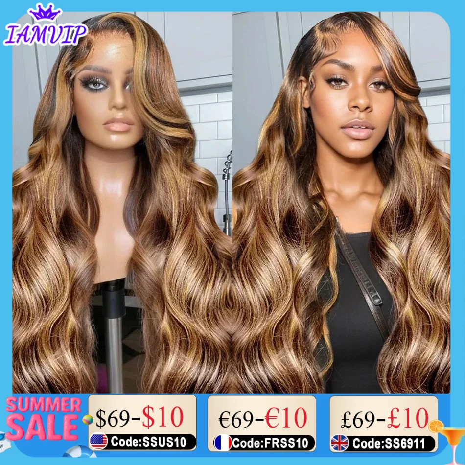 220 Density 30 36 Inch 13x6 HD Lace Frontal Wig Brazilian Humanhair Ombre Wigs On Sale Clearance P427 Highlight Body Wave Wigs
220 Density 30 36 Inch 13x6 HD Lace Frontal Wig Brazilian Humanhair Ombre Wigs On Sale Clearance P427 Highlight Body Wave Wigs