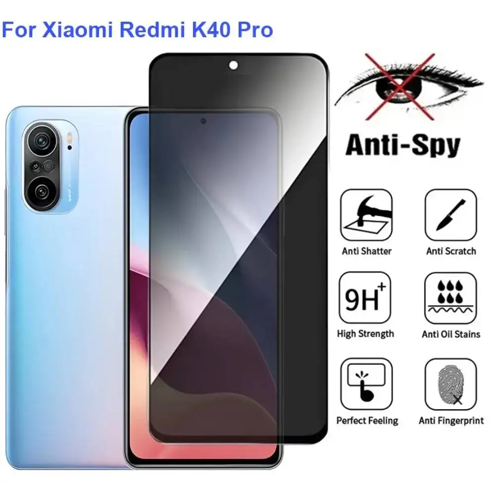 For Xiaomi Redmi K40 Anti Spy Privacy Tempered Glass Screen Protector Compatible For Redmik40 Pro Phone Film
For Xiaomi Redmi K40 Anti Spy Privacy Tempered Glass Screen Protector Compatible For Redmik40 Pro Phone Film