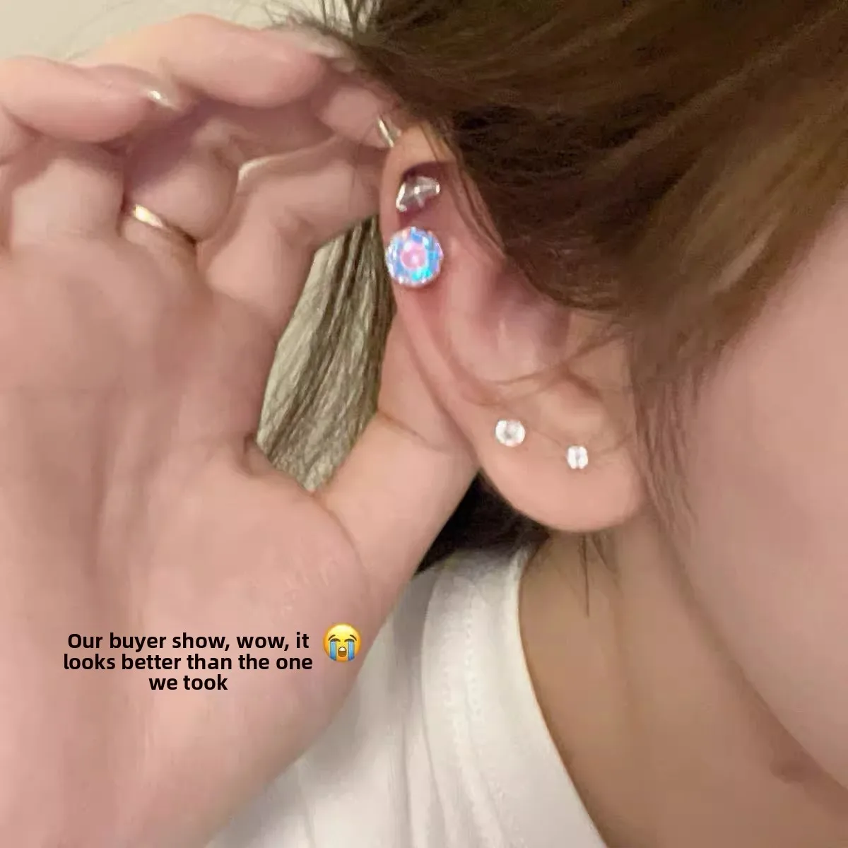 8MM Rose Cut Cubic Zirconia Hypoallergenic Stainless Steel Minimalist Stud Earrings for Daily Wear Stainless Steel Jewelry
8MM Rose Cut Cubic Zirconia Hypoallergenic Stainless Steel Minimalist Stud Earrings for Daily Wear Stainless Steel Jewelry