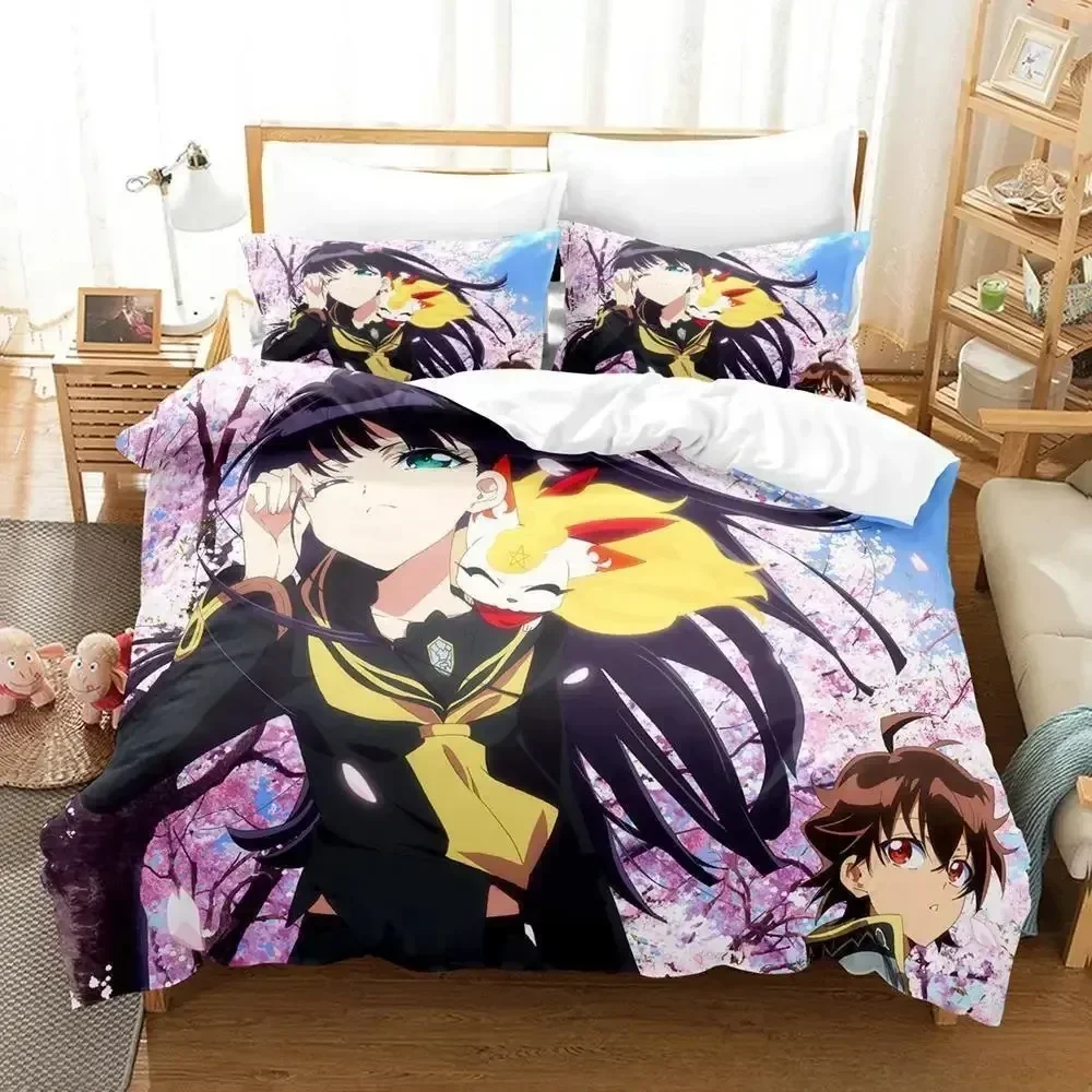 Twin Star Exorcists Bedding Set Cartoon Anime three-piece set Adult Kid Bedroom Duvet cover Sets 3D Print Kawaii Girl literie
Twin Star Exorcists Bedding Set Cartoon Anime three-piece set Adult Kid Bedroom Duvet cover Sets 3D Print Kawaii Girl literie