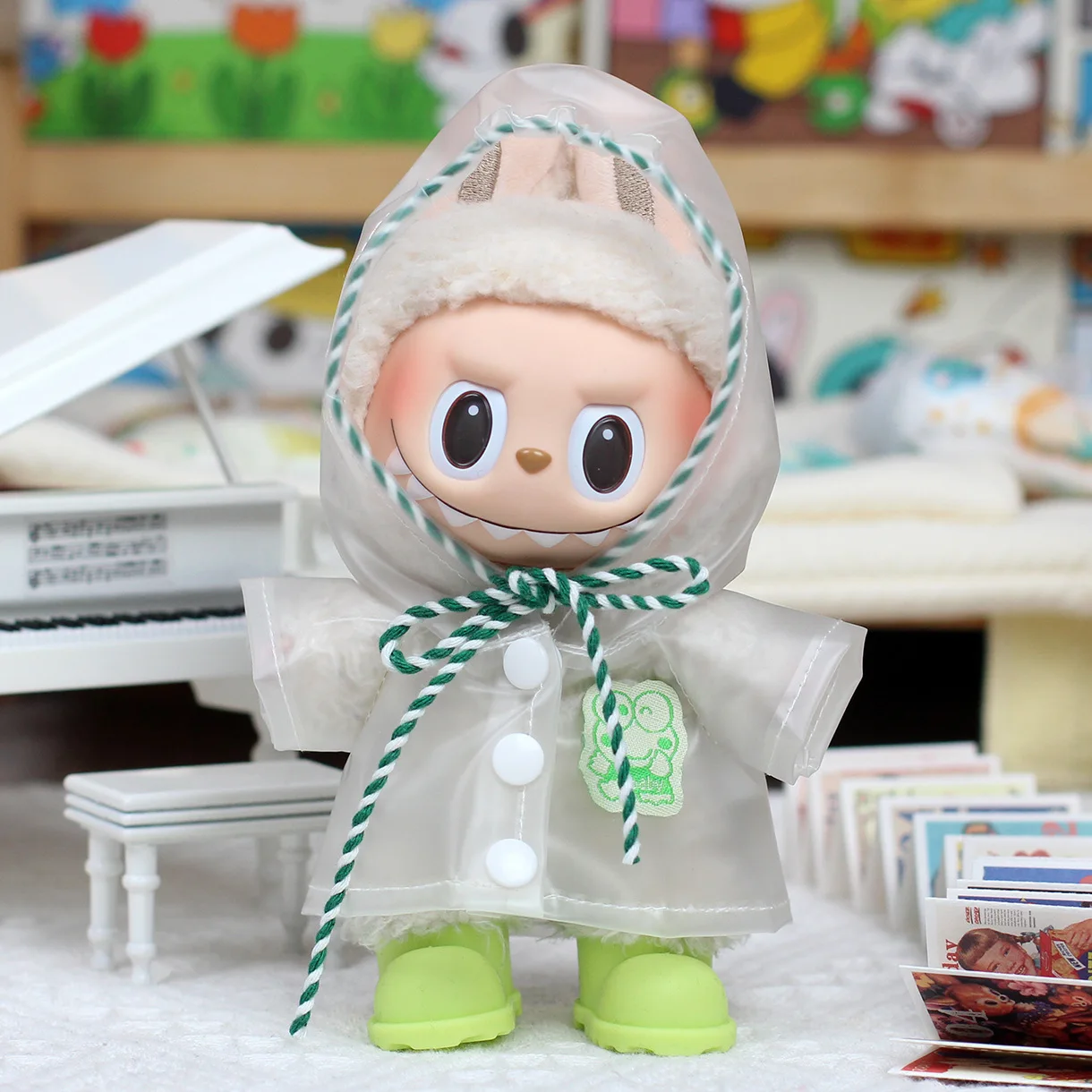 17 см одежда для куклы Labubu Labubu декоративная подвеска резиновая подвеска кукольная одежда плащ одежда только костюм одежда
17 см одежда для куклы Labubu Labubu декоративная подвеска резиновая подвеска кукольная одежда плащ одежда только костюм одежда