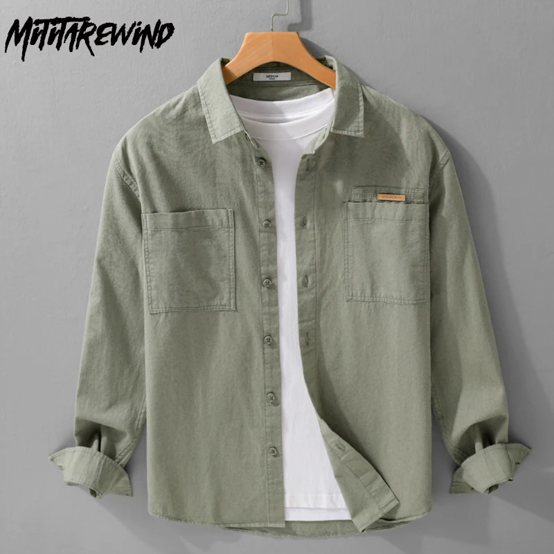 Japanese Vintage Shirt Men Spring Summer New Mens Long Sleeve Shirts Pocket Pure Cotton Tops Daily Casual Shirt Youth Clothing
Japanese Vintage Shirt Men Spring Summer New Mens Long Sleeve Shirts Pocket Pure Cotton Tops Daily Casual Shirt Youth Clothing