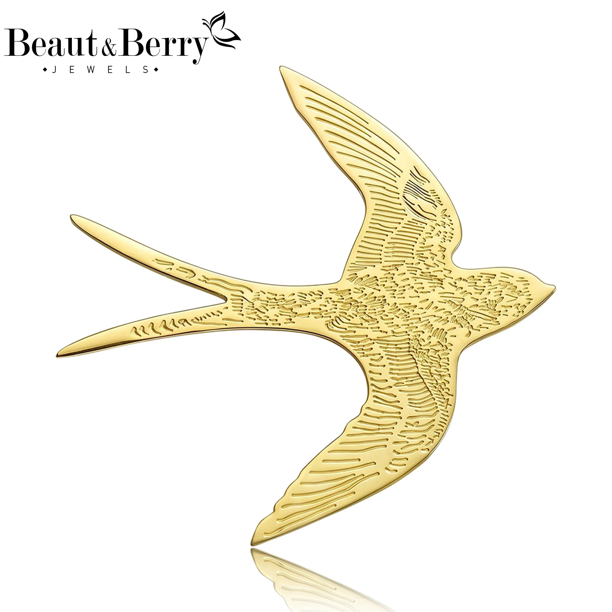 Beaut&Berry Luxury Stainless Steel Swallow Brooches for Women Unisex Bird Animal Pins Casual Party Jewelry Accessories Gifts
Beaut&Berry Luxury Stainless Steel Swallow Brooches for Women Unisex Bird Animal Pins Casual Party Jewelry Accessories Gifts