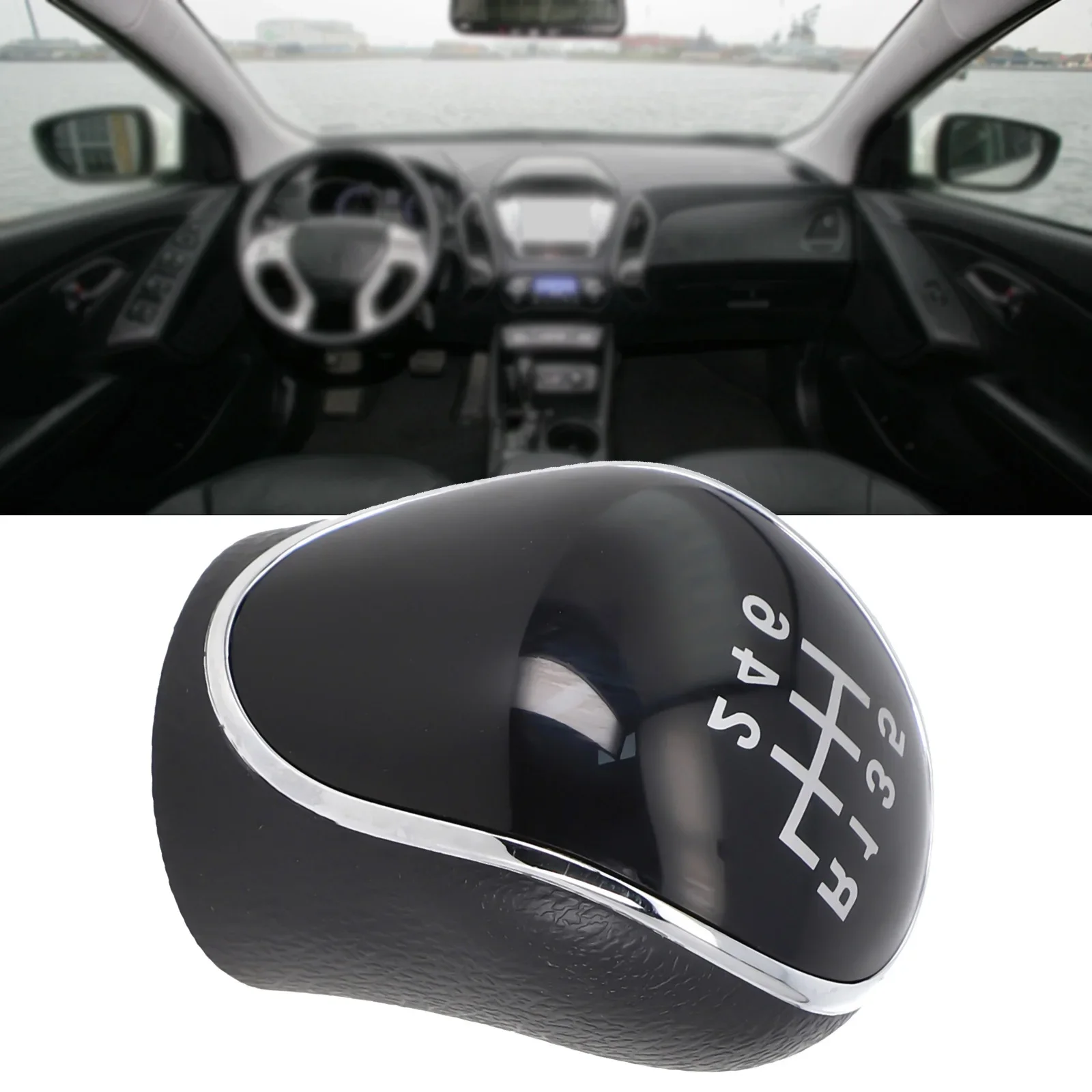 Manual Transmission 6 Speed Gear Shifter Knob Handball Replacement Compatible with For Hyundai IX35 2012 2016 ABS
Manual Transmission 6 Speed Gear Shifter Knob Handball Replacement Compatible with For Hyundai IX35 2012 2016 ABS