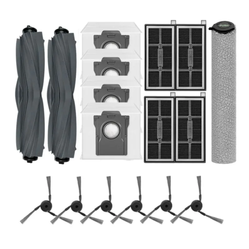 【618 SUMMER SALE】Main Brushes, Dust Bags, Filters, Side Brushes, Roller Mop& 17PCS Replacement Parts For MOVA P70 PRO Vacuum Att
【618 SUMMER SALE】Main Brushes, Dust Bags, Filters, Side Brushes, Roller Mop& 17PCS Replacement Parts For MOVA P70 PRO Vacuum Att