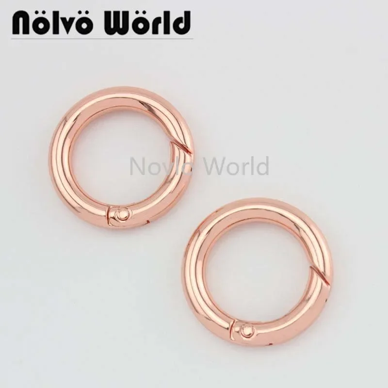 Nolvo World 5-20-100pcs 6 colors 18.3mm 3/4" Round Carabiner Snap Clip Trigger Spring Keyring Buckle
Nolvo World 5-20-100pcs 6 colors 18.3mm 3/4" Round Carabiner Snap Clip Trigger Spring Keyring Buckle