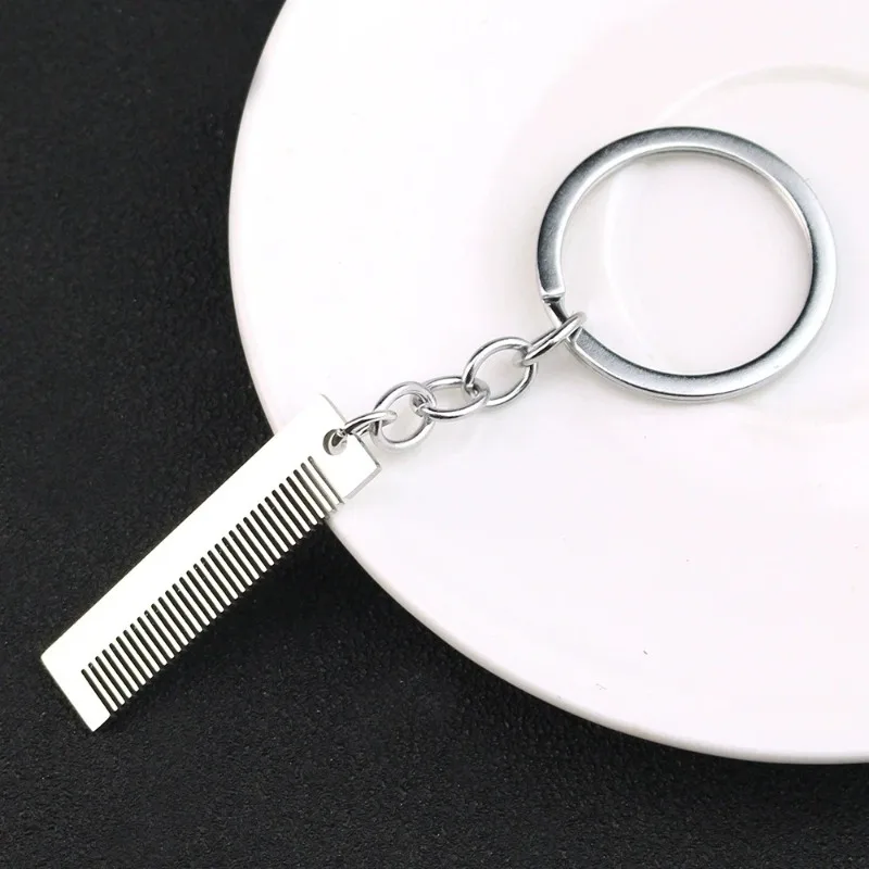 Compact Comb Chain Pendant Stylish Metal Keychain High-end Decorative Item Bag Trinkets Bulk Gifts for Girlfriend Lady Custom
Compact Comb Chain Pendant Stylish Metal Keychain High-end Decorative Item Bag Trinkets Bulk Gifts for Girlfriend Lady Custom