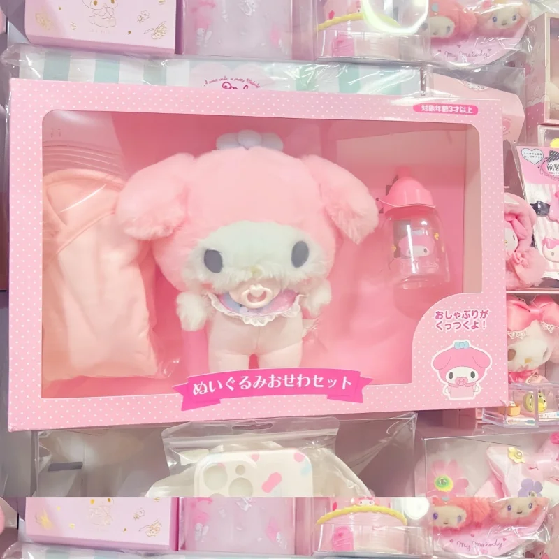 Новый детский нарядный костюм Hellokitty Cinnamoroll My Melody Sanrios, набор бутылочек для детской соски, подарочная коробка, милая кукла, подарки на день рождения для девочек
Новый детский нарядный костюм Hellokitty Cinnamoroll My Melody Sanrios, набор бутылочек для детской соски, подарочная коробка, милая кукла, подарки на день рождения для девочек