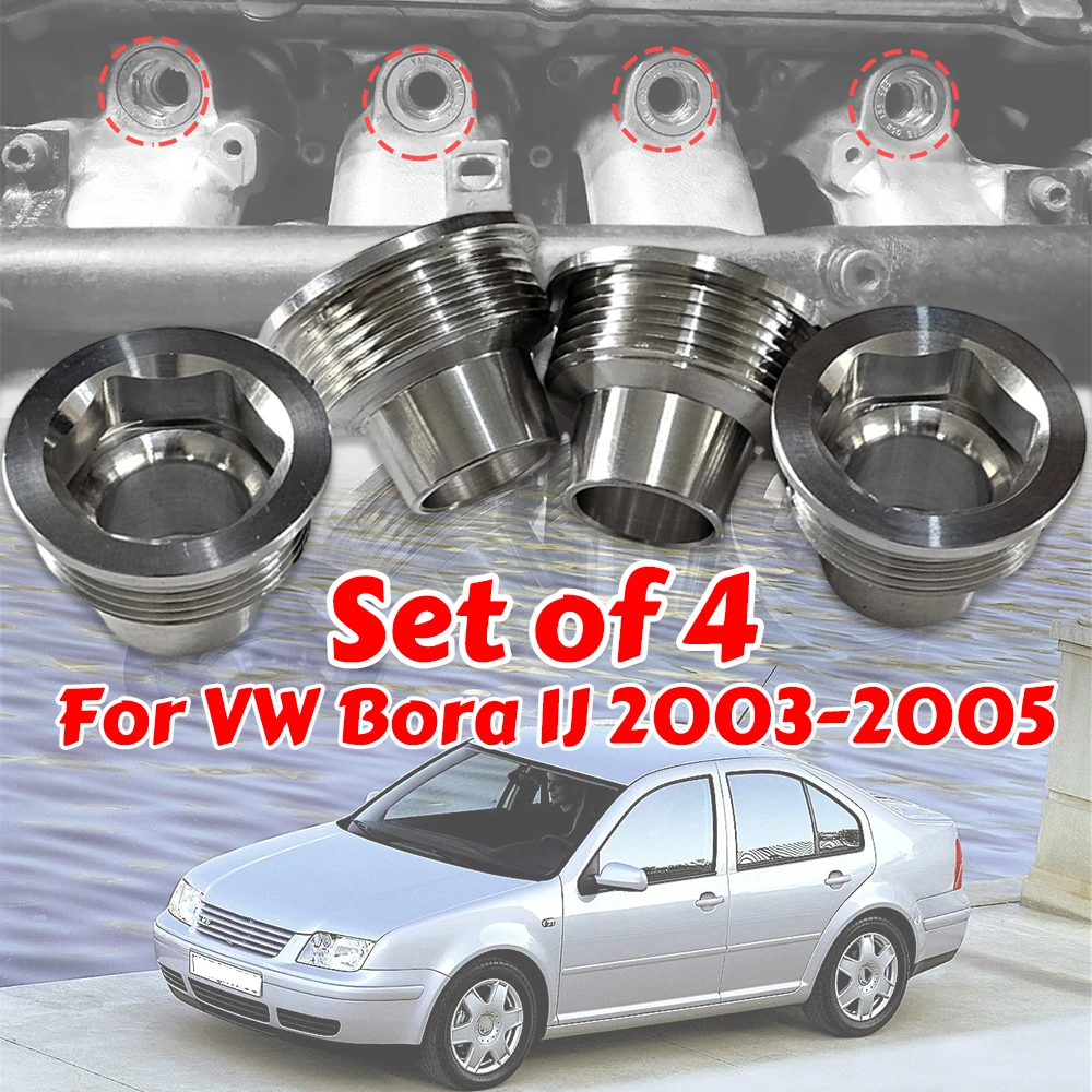 4X Fuel Injector Insert For VW Bora 1J 2003 2004 2005 Polo Upgrade Aluminum Cup Seat Car Replacement Part 06B133555H 199902000
4X Fuel Injector Insert For VW Bora 1J 2003 2004 2005 Polo Upgrade Aluminum Cup Seat Car Replacement Part 06B133555H 199902000