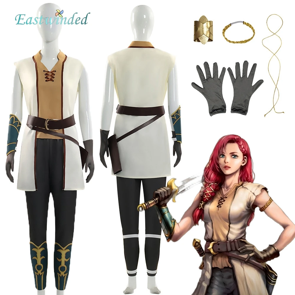 Rohirrim Hera Cosplay Costume Cartoon Lorded Rings Roleplay Outfits Accessories Women Disguise Hallowmas Carnival Party Suit
Rohirrim Hera Cosplay Costume Cartoon Lorded Rings Roleplay Outfits Accessories Women Disguise Hallowmas Carnival Party Suit