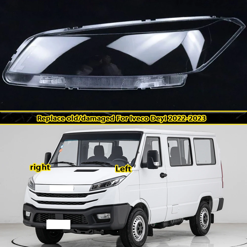For Iveco Deyi 2022-2023 Headlight Cover Lens Transparent Lamp Shell Lampcover Plexiglass Replace The Original Lampshade
For Iveco Deyi 2022-2023 Headlight Cover Lens Transparent Lamp Shell Lampcover Plexiglass Replace The Original Lampshade
