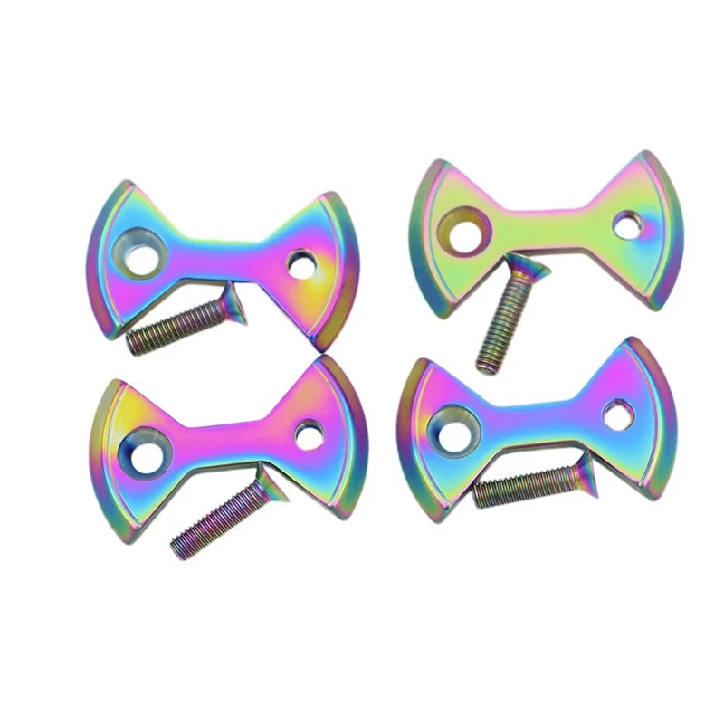 The New 1 Set Titanium Bike Locking Pedal Bicycle Pedal Plate Bow Tie Shape for Zero Light Action Screws Bolt, 9
The New 1 Set Titanium Bike Locking Pedal Bicycle Pedal Plate Bow Tie Shape for Zero Light Action Screws Bolt, 9