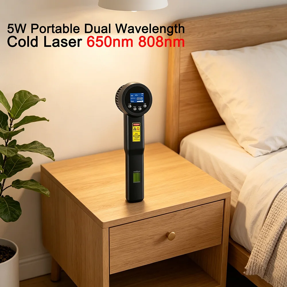 Frovab 5W Portable Dual Wavelength Cold Laser 650nm 808nm for Diabetic Neuropathy Ankle Sprain Pain Relief Swelling Reduction
Frovab 5W Portable Dual Wavelength Cold Laser 650nm 808nm for Diabetic Neuropathy Ankle Sprain Pain Relief Swelling Reduction