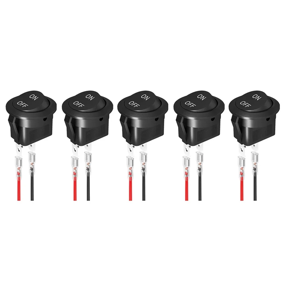 Round Rocker DC Switch 2 Pin SPST Toggle Switch with Pre Wired Kit for Efficient Power Management in Vehicles and Appliances
Round Rocker DC Switch 2 Pin SPST Toggle Switch with Pre Wired Kit for Efficient Power Management in Vehicles and Appliances