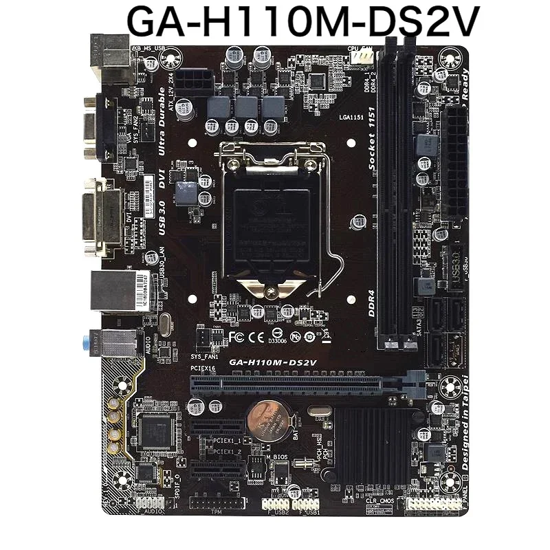 For Gigabyte GA-H110M-DS2V Desktop Motherboard H110M DS2V LGA 1151 DDR4 Mainboard 100% Tested OK Fully Work Free Shipping
For Gigabyte GA-H110M-DS2V Desktop Motherboard H110M DS2V LGA 1151 DDR4 Mainboard 100% Tested OK Fully Work Free Shipping