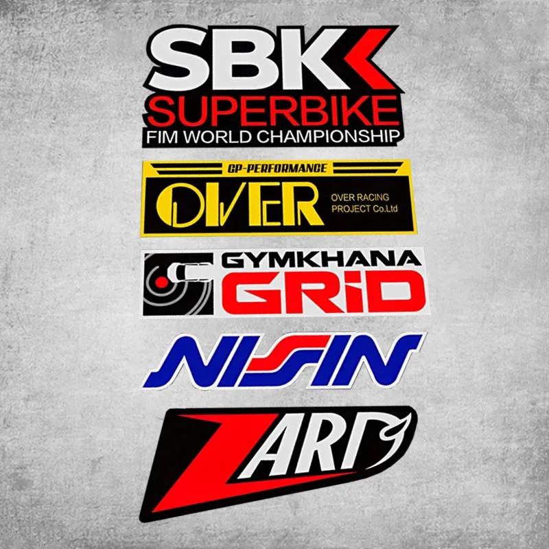 5 Pcs Brand Sponsor Logo Combination Stickers Motorcycle Car Modification Decals for Helmets Windshields Fuel Tank Cap Bumper
5 Pcs Brand Sponsor Logo Combination Stickers Motorcycle Car Modification Decals for Helmets Windshields Fuel Tank Cap Bumper