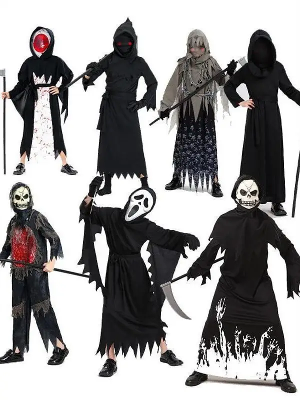 Halloween Reaper Costume Sickle Night Light Women's Festival Stage Costume Traditional Chinese Ethnic Women's Clothing
Halloween Reaper Costume Sickle Night Light Women's Festival Stage Costume Traditional Chinese Ethnic Women's Clothing