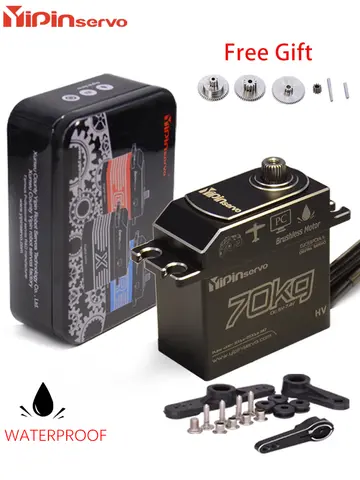 GXservo Brushless 45KG 50KG 70KG Servo 180/270 Degree Large Torque HV Full Metal Gear 1/8 1/10 RC Car X-MAXX Steering Engine