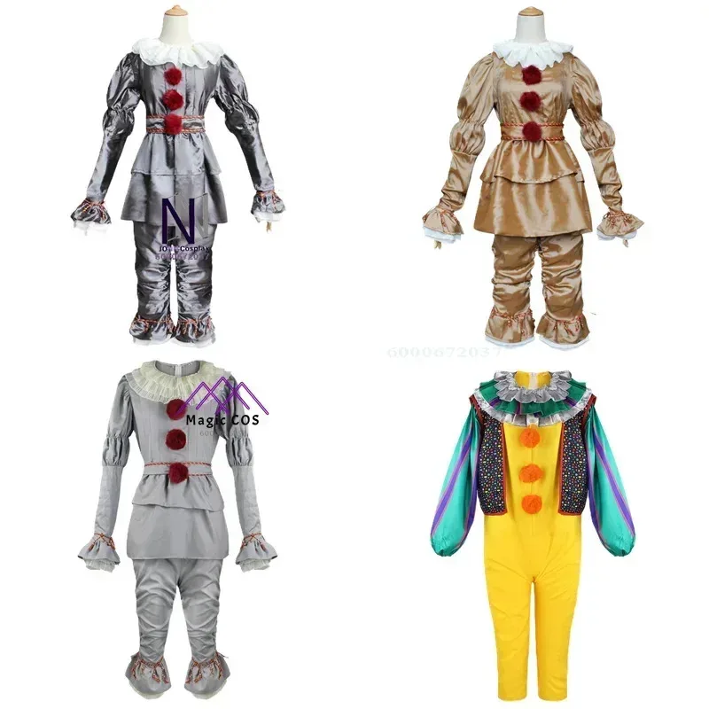 Movie Clown Resurrection Costume for Children and Adults Pennywis Costume for Halloween carnival party cosplay Exclusive Design
Movie Clown Resurrection Costume for Children and Adults Pennywis Costume for Halloween carnival party cosplay Exclusive Design