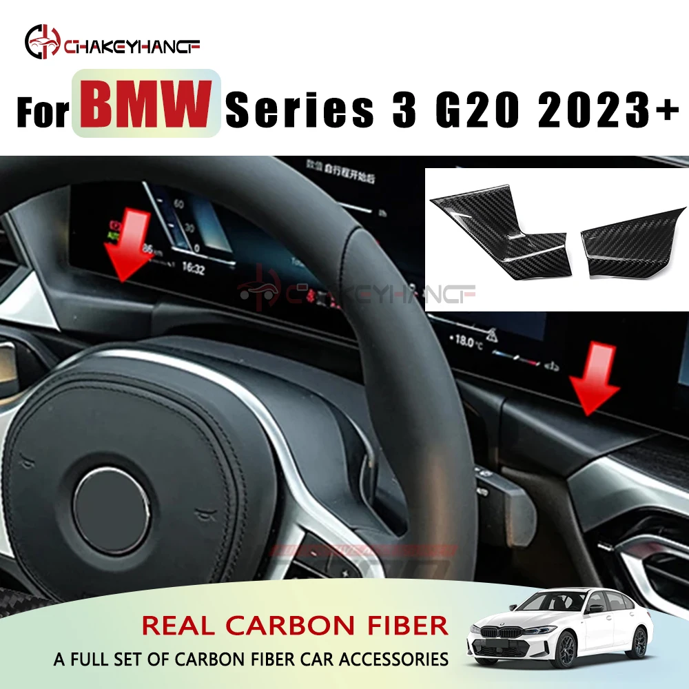 Real Carbon Fiber Center Display Screen Side Panel Cover Interior Accessories for BMW 3 Series G20 M3 M4 G80 G82 M2 G87 Facelift
Real Carbon Fiber Center Display Screen Side Panel Cover Interior Accessories for BMW 3 Series G20 M3 M4 G80 G82 M2 G87 Facelift