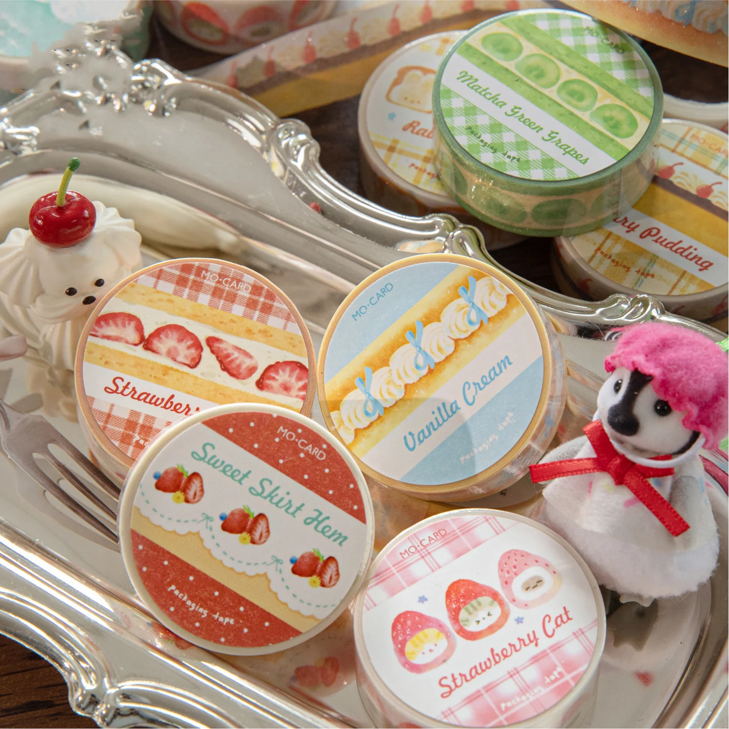 15mm*200cm Dingding Cake Shop Series Kawaii Strawberry Cake Landscape Washi Tape Creative Journal Material Collage Stationery
15mm*200cm Dingding Cake Shop Series Kawaii Strawberry Cake Landscape Washi Tape Creative Journal Material Collage Stationery