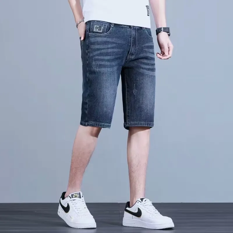 Летние тонкие джинсовые брюки большого размера с высокой эластичностью для мужчин, прямые, молодежные, пятичетвертные, повседневные, модные, износостойкие...
Летние тонкие джинсовые брюки большого размера с высокой эластичностью для мужчин, прямые, молодежные, пятичетвертные, повседневные, модные, износостойкие...