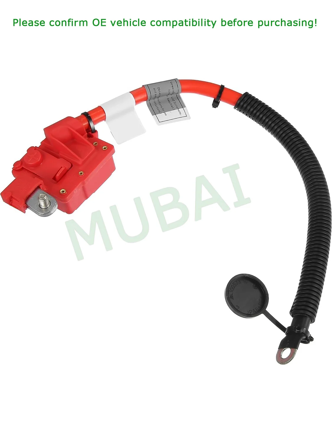 61129217004 Positive Battery Terminal Cable for BMW X5 E70 2007-2013, Durable Plastic Red Fuse Blow Off Cable Lead Wire Plus Pol
61129217004 Positive Battery Terminal Cable for BMW X5 E70 2007-2013, Durable Plastic Red Fuse Blow Off Cable Lead Wire Plus Pol
