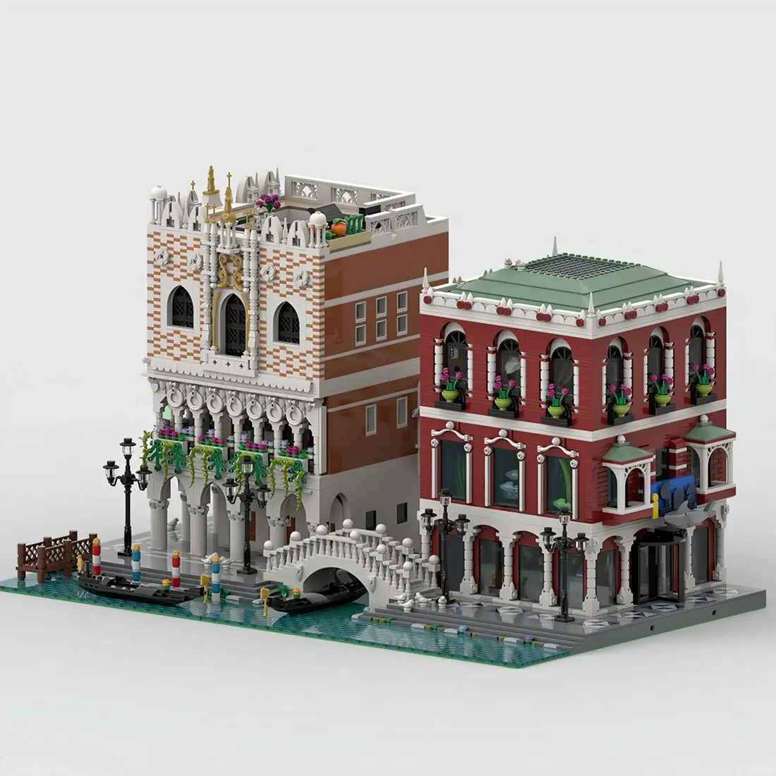 Изготовленные на заказ MOC-84806 Венецианские дворцы и мосты (10262 деталей), подарок на Рождество
Изготовленные на заказ MOC-84806 Венецианские дворцы и мосты (10262 деталей), подарок на Рождество