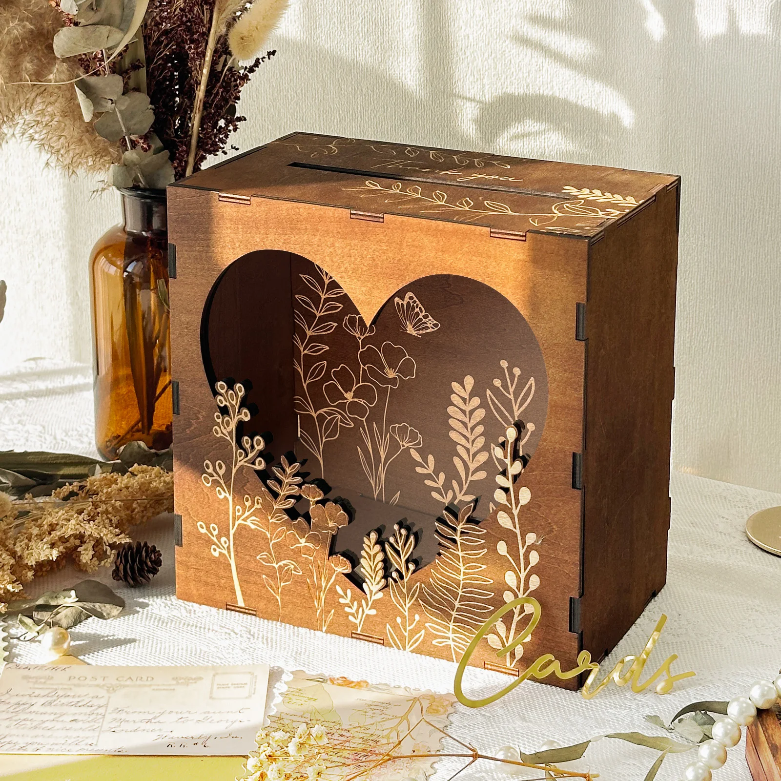 OurWarm Heart Window Card Box, wedding Card Box, Suitable for Weddings, Birthday Parties, and Business Events
OurWarm Heart Window Card Box, wedding Card Box, Suitable for Weddings, Birthday Parties, and Business Events