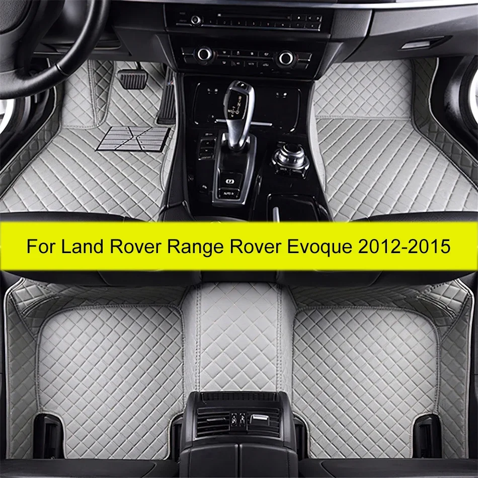 Кожаные автомобильные коврики для Land Rover Range Rover Evoque 2012 2013 2014 2015, ковры, подушечки для ног, аксессуары для интерьера
Кожаные автомобильные коврики для Land Rover Range Rover Evoque 2012 2013 2014 2015, ковры, подушечки для ног, аксессуары для интерьера