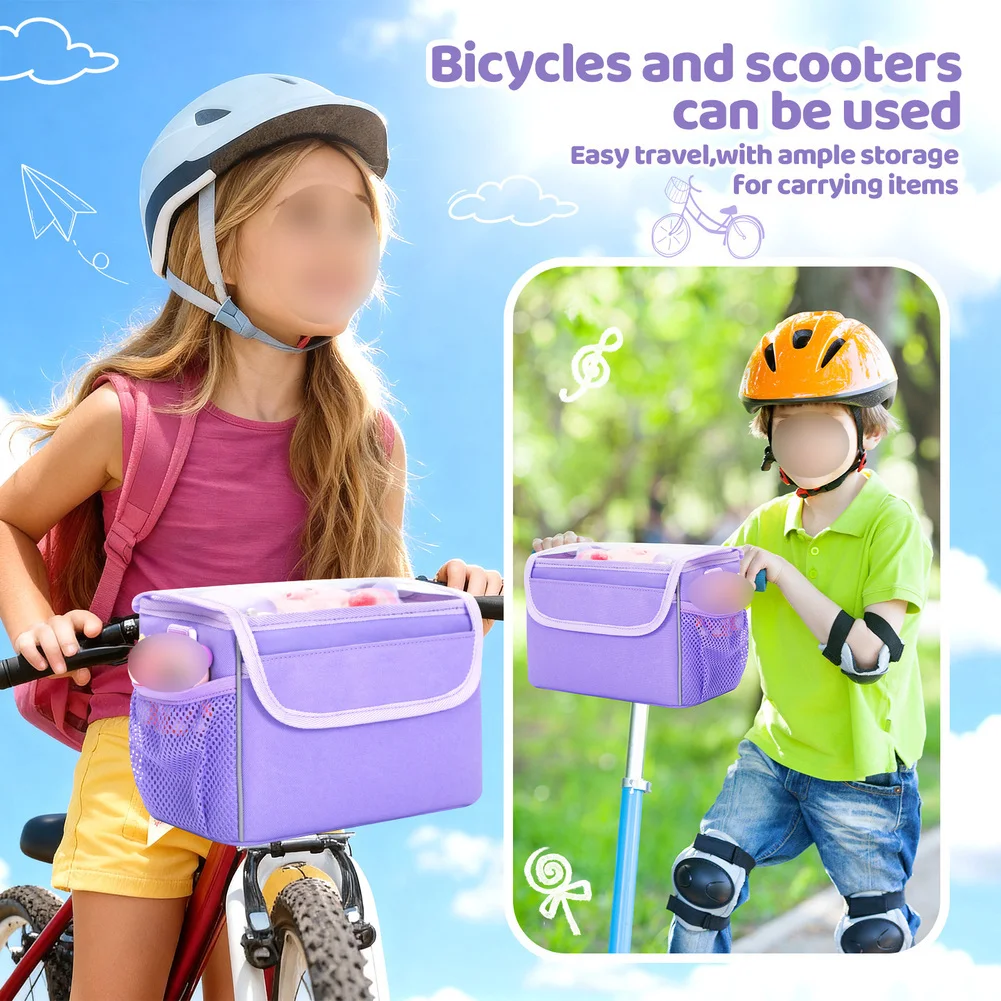 Bike Basket Front For Tricycles Balance Bikes Scooters Waterproof Cloth Yellow Orange Purple Pink Detachable Shoulder Strap
Bike Basket Front For Tricycles Balance Bikes Scooters Waterproof Cloth Yellow Orange Purple Pink Detachable Shoulder Strap