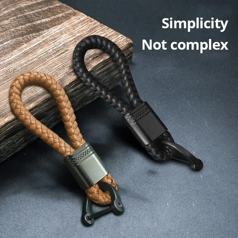2Pcs Leather Rope KeyChain Hand Woven Horseshoe Buckle Key Ring Car Key Rings For Car Fashion Key Accessory Keyrings Gifts
2Pcs Leather Rope KeyChain Hand Woven Horseshoe Buckle Key Ring Car Key Rings For Car Fashion Key Accessory Keyrings Gifts