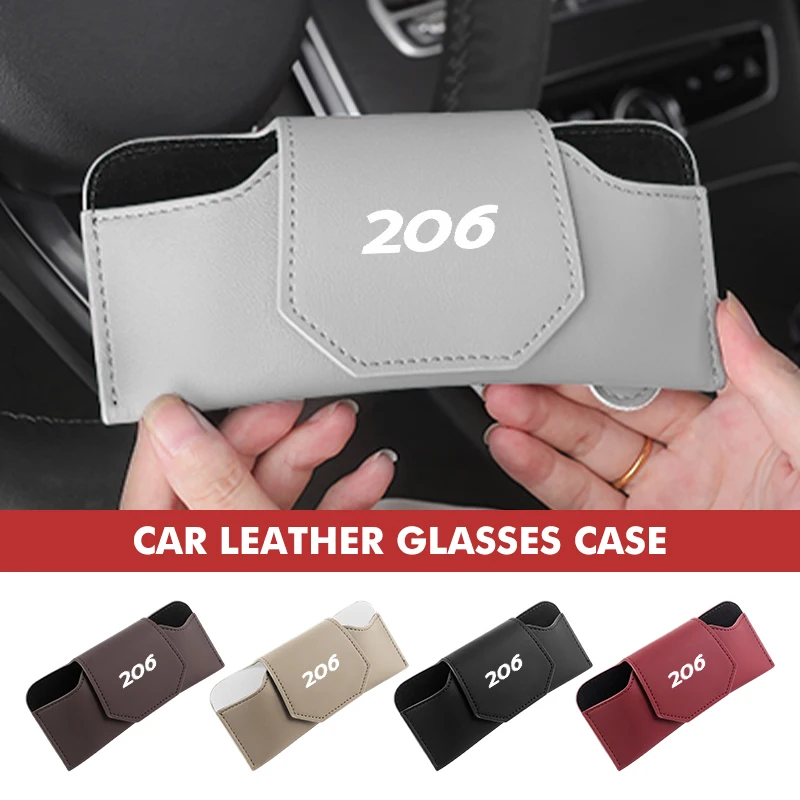 Car Sunglasses Holder Leather Clip On Visor Glasses Storage Case For Peugeot 207 208 301 307 308 T9 406 407 408 508 2008 3008
Car Sunglasses Holder Leather Clip On Visor Glasses Storage Case For Peugeot 207 208 301 307 308 T9 406 407 408 508 2008 3008
