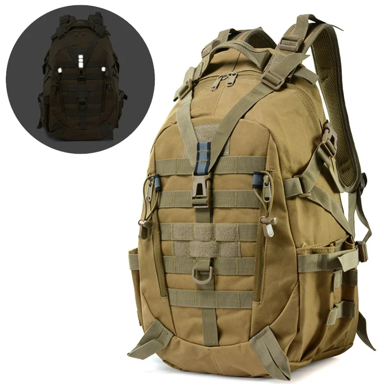 40L Outdoor Reflective Shoulder Bag Camping Backpack Men's Bag Travel Bags Molle Climbing Rucksack Hiking
40L Outdoor Reflective Shoulder Bag Camping Backpack Men's Bag Travel Bags Molle Climbing Rucksack Hiking
