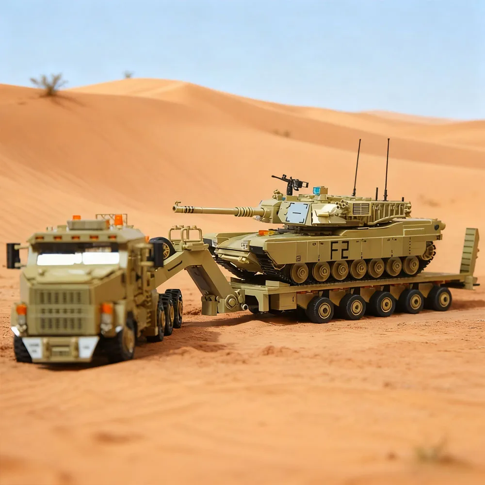 Военный комплект для сборки блочного модуля бронеавтомобиля M1070, набор строительных блоков для взрослых, 3482 шт.
Военный комплект для сборки блочного модуля бронеавтомобиля M1070, набор строительных блоков для взрослых, 3482 шт.