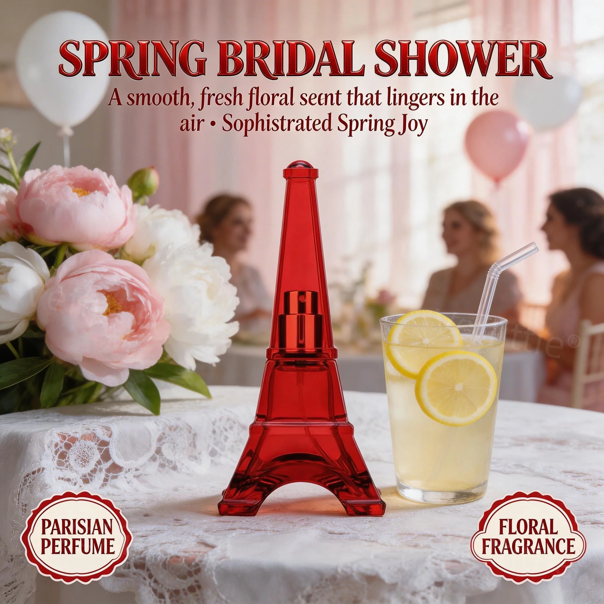 Tropical Fruity Tower Breeze Eau De Toilette, 30ml Red Eiffel Bottle, Beach Vacation Wear, All Day Fresh, Bright Floral Aroma
Tropical Fruity Tower Breeze Eau De Toilette, 30ml Red Eiffel Bottle, Beach Vacation Wear, All Day Fresh, Bright Floral Aroma