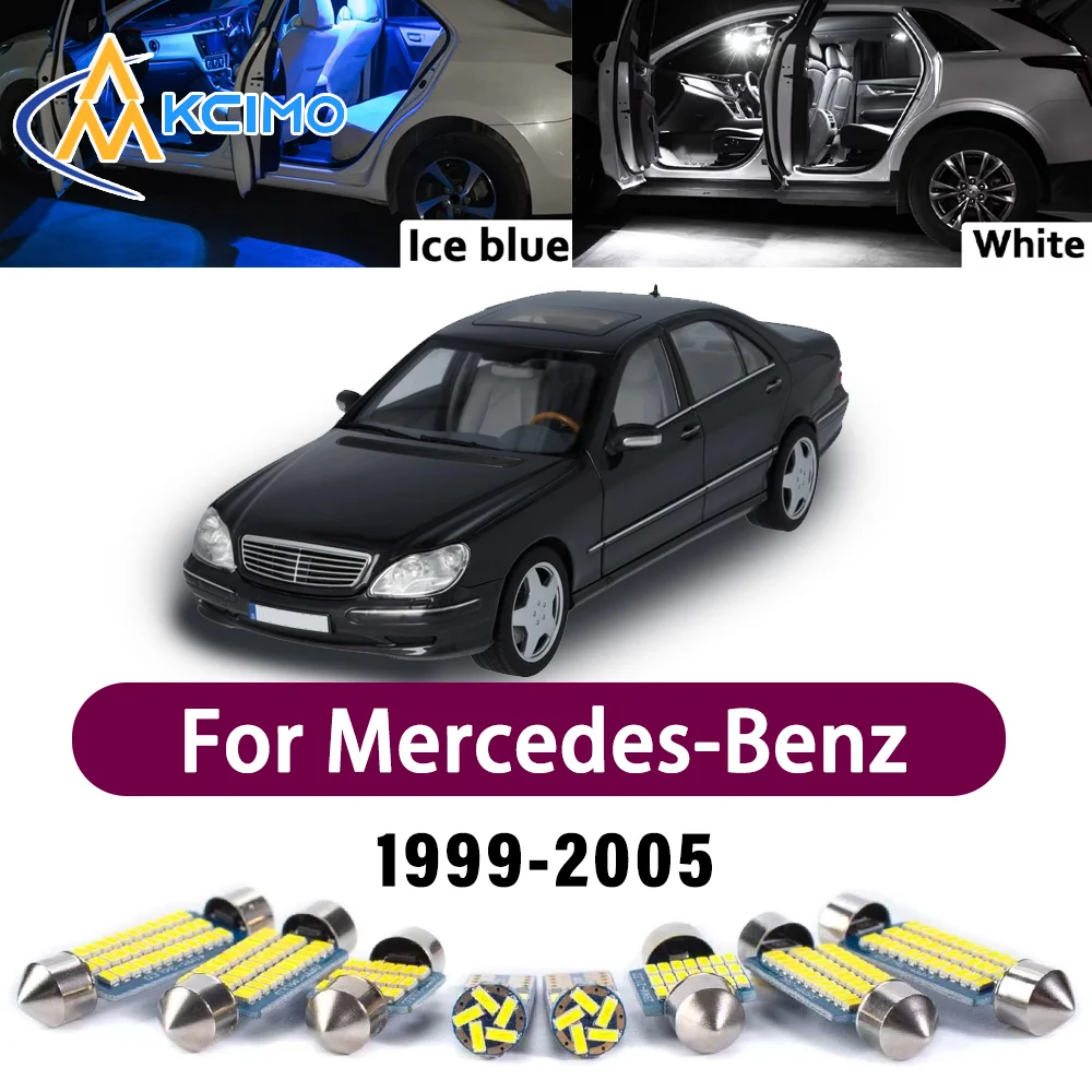 Error Free LED Interior Light Kit for Mercedes-Benz S class W220 1999-2005 Premium Bright Dome Trunk Mirror Reading Lamps Canbus
Error Free LED Interior Light Kit for Mercedes-Benz S class W220 1999-2005 Premium Bright Dome Trunk Mirror Reading Lamps Canbus