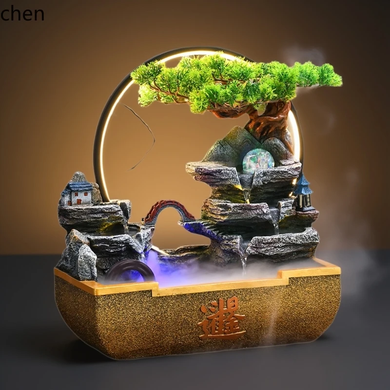 HTT rockery, flowing water makes money, feng shui ornament, circulating water makes money every day, opening gift
HTT rockery, flowing water makes money, feng shui ornament, circulating water makes money every day, opening gift