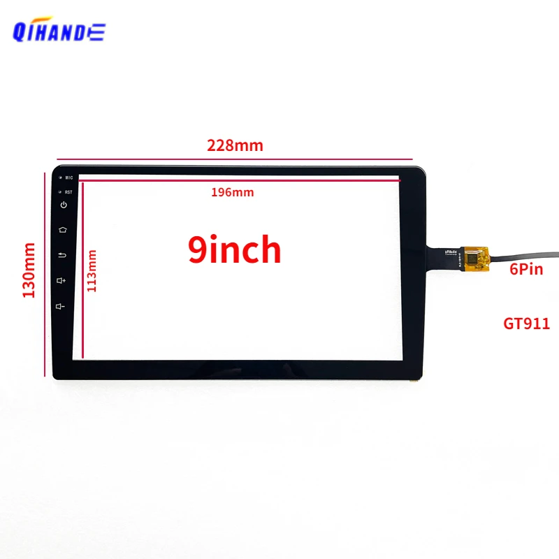 9 inch 6Pin Touch Screen Panel For XY-PG90097-9.0 Car GPS Navigation Radio Player Touch Glass Digitizer Sensor XY-PG90097 -9.0
9 inch 6Pin Touch Screen Panel For XY-PG90097-9.0 Car GPS Navigation Radio Player Touch Glass Digitizer Sensor XY-PG90097 -9.0