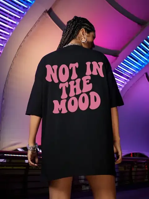 Not In The Mood Pink Letter Print T-Shirts Women Summer Cotton Clothing O-Neck Oversized Short Sleeve Breathable Casual Tshirt
Not In The Mood Pink Letter Print T-Shirts Women Summer Cotton Clothing O-Neck Oversized Short Sleeve Breathable Casual Tshirt