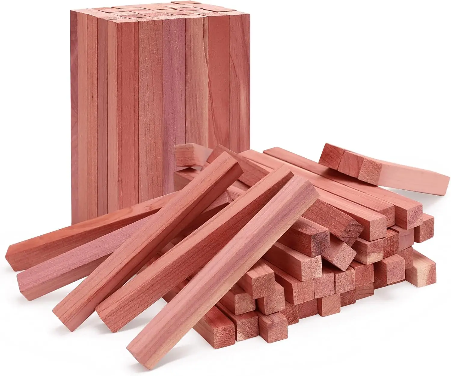 50Pcs Aromatic Red Cedar Blocks for Clothes Storage, Closet Deodorizer, Drawer Freshener
50Pcs Aromatic Red Cedar Blocks for Clothes Storage, Closet Deodorizer, Drawer Freshener