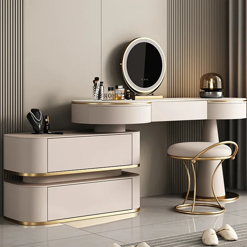 Cheap Women Dressing Table Mirror Modern Luxury Bedroom Dressing Table Vanity Makeup Cajoneras Dormitorio Salon Furniture
Cheap Women Dressing Table Mirror Modern Luxury Bedroom Dressing Table Vanity Makeup Cajoneras Dormitorio Salon Furniture