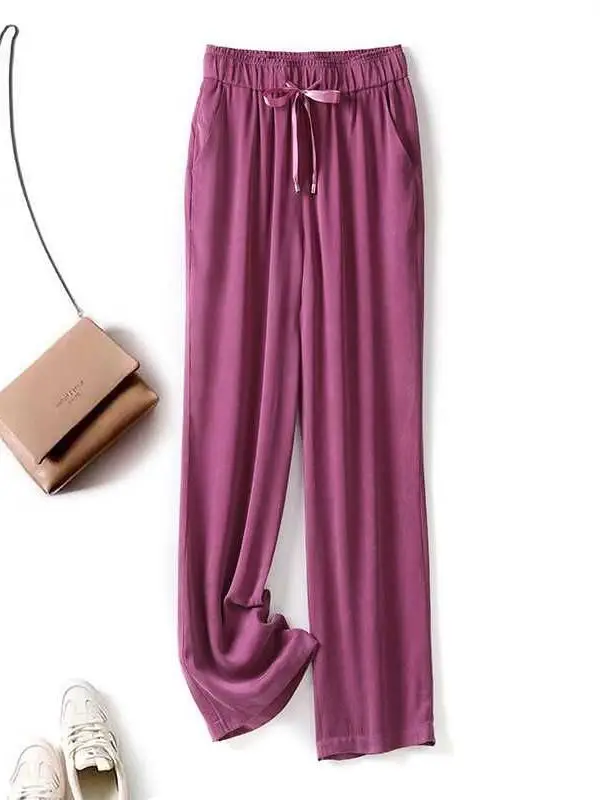 Copper Ammonia Wire Straight Pants High Waist Lazy Women's Summer Casual Trousers Cleanfit Sle Low Waist PVC Fabric
Copper Ammonia Wire Straight Pants High Waist Lazy Women's Summer Casual Trousers Cleanfit Sle Low Waist PVC Fabric