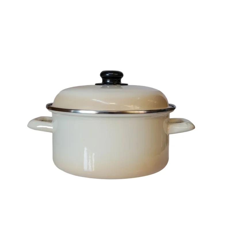 *Thickened enamel enamel large soup pot milk pot dirt-resistant, graduated induction cooker gas universal
*Thickened enamel enamel large soup pot milk pot dirt-resistant, graduated induction cooker gas universal
