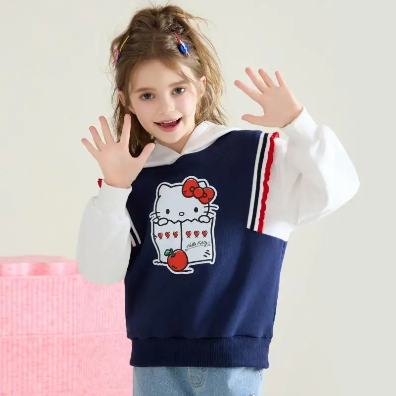 Свитшот Sanrio Hello Kitty с эффектом многослойности для девочек-подростков, пуловер, весна-осень 2026, новый, в академическом стиле, модный, с мультяшным принтом
Свитшот Sanrio Hello Kitty с эффектом многослойности для девочек-подростков, пуловер, весна-осень 2026, новый, в академическом стиле, модный, с мультяшным принтом